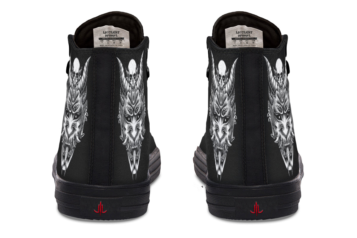 Hannya Mask High Tops