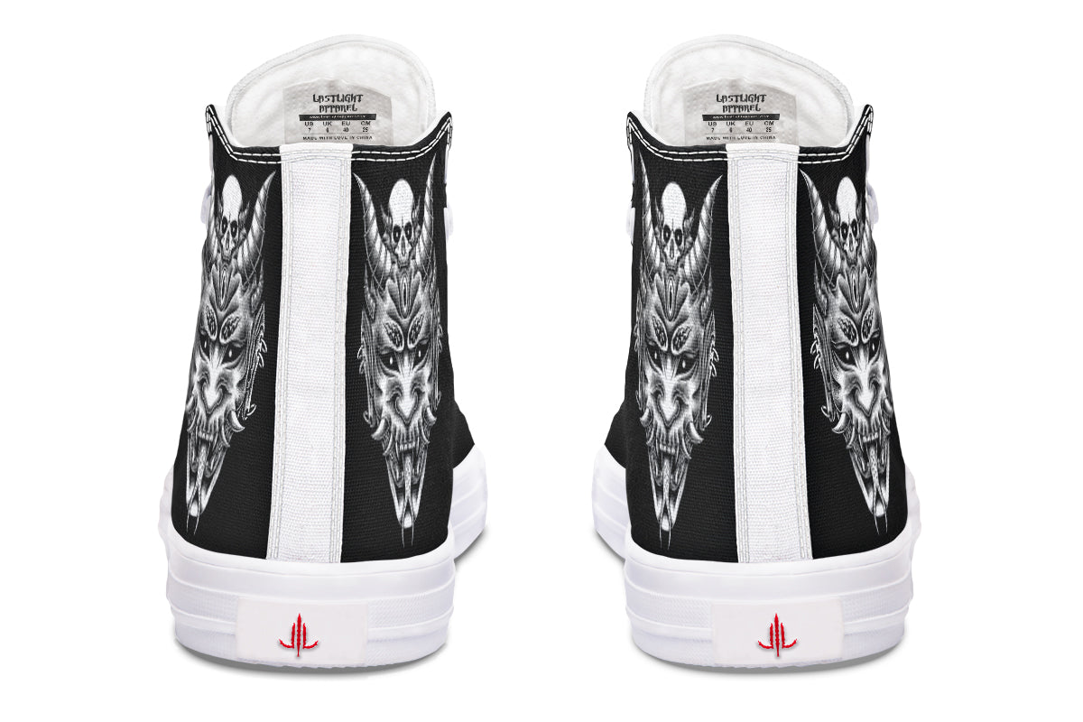 Hannya Mask High Tops