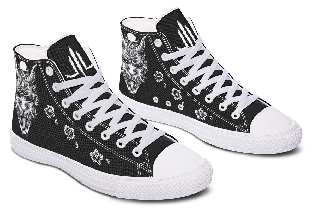 Hannya Mask High Tops