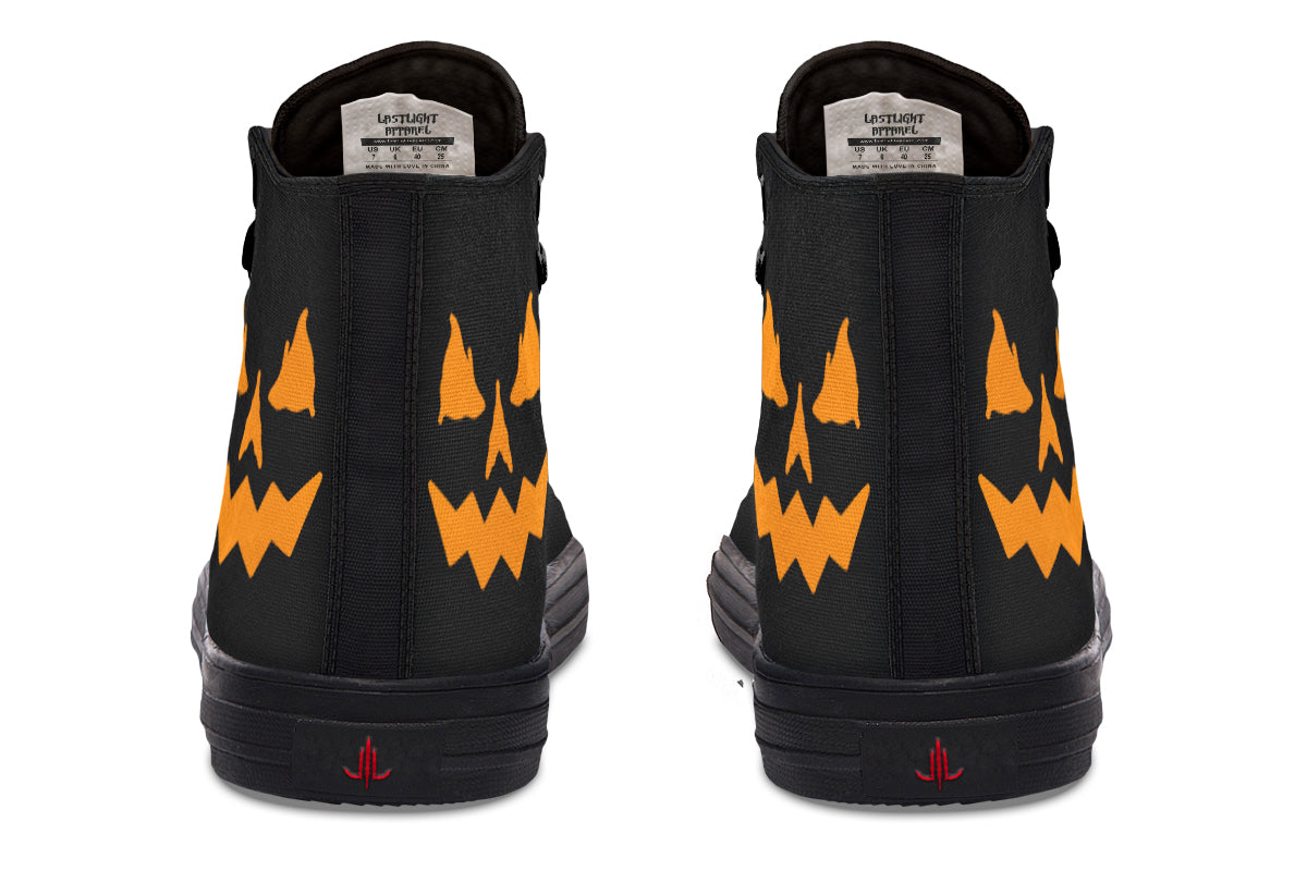 Jack O Lantern High Tops