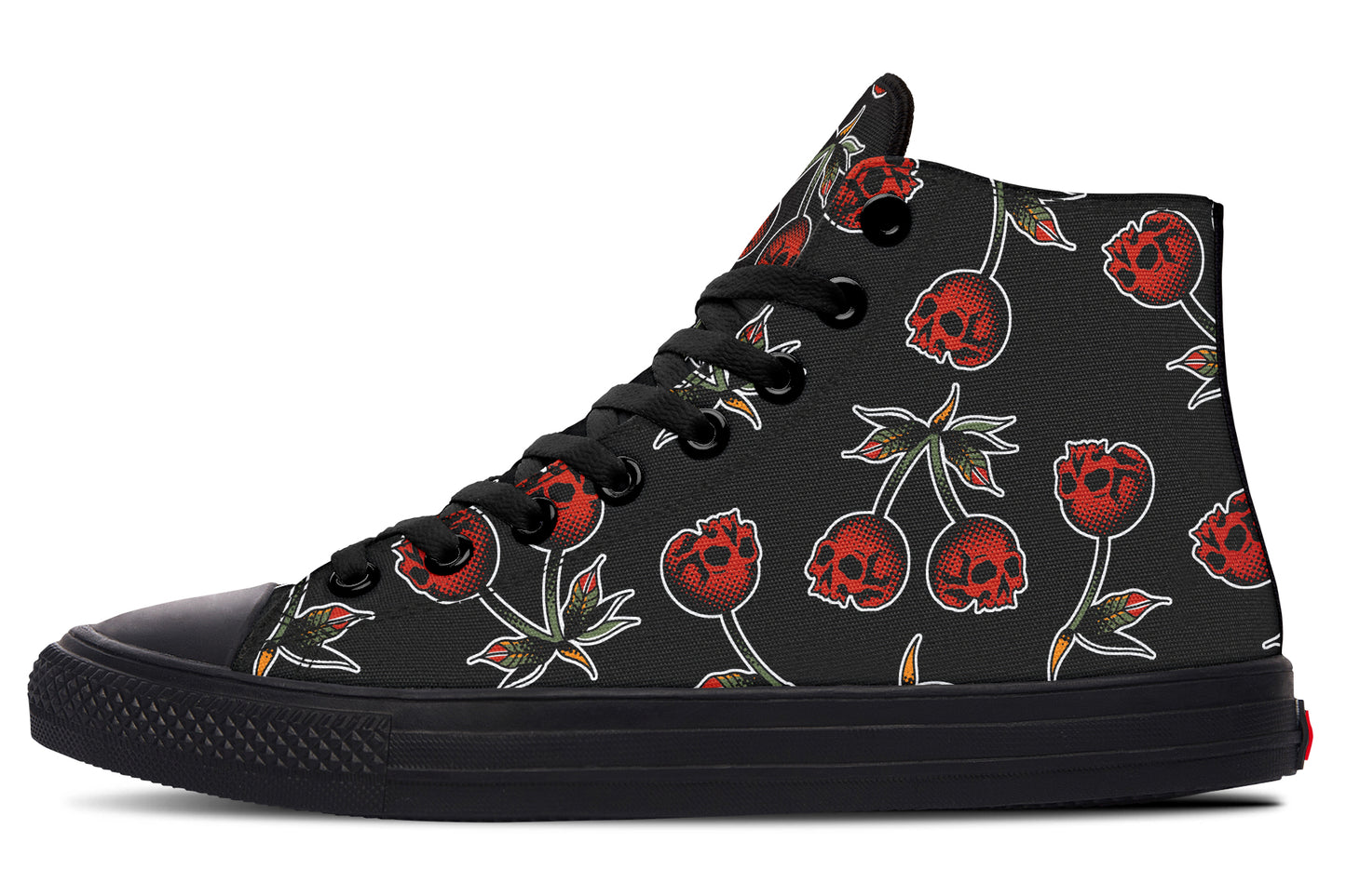 Skull Cherries High Tops