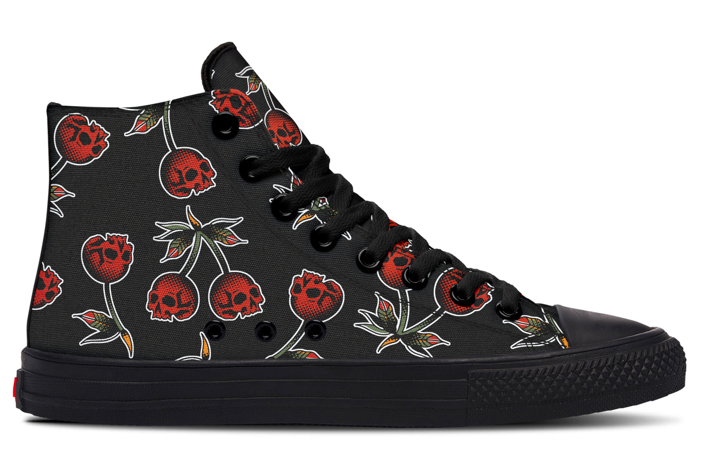 Skull Cherries High Tops