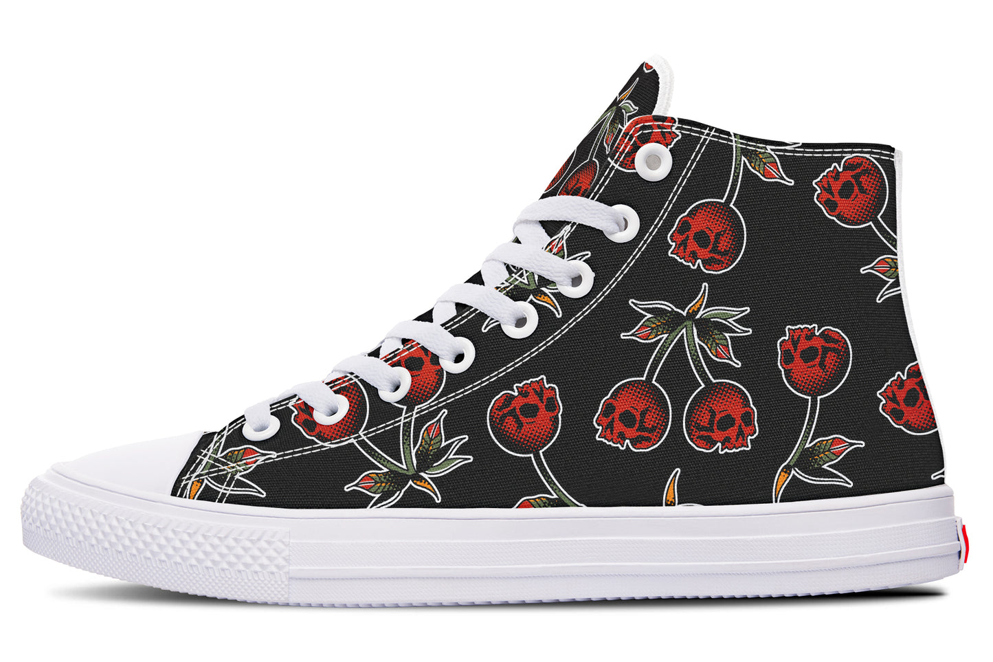 Skull Cherries High Tops