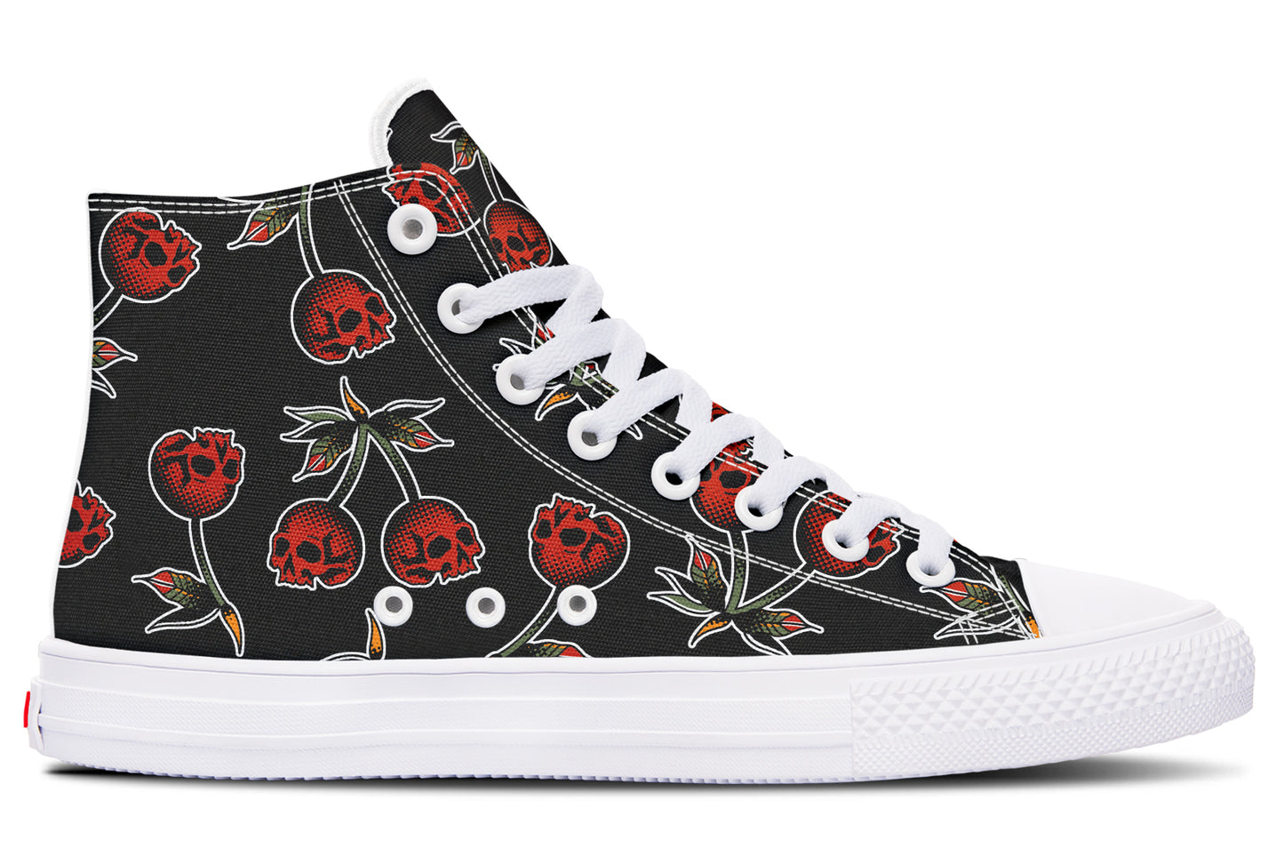 Skull Cherries High Tops