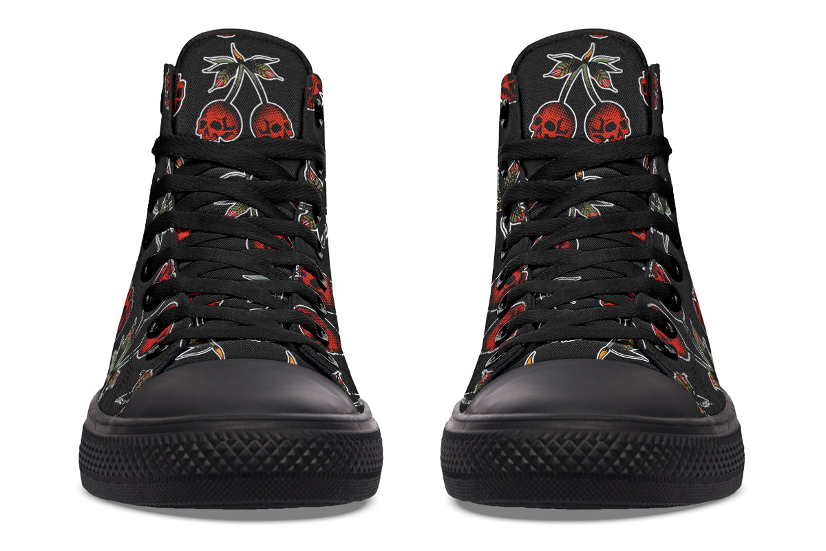 Skull Cherries High Tops