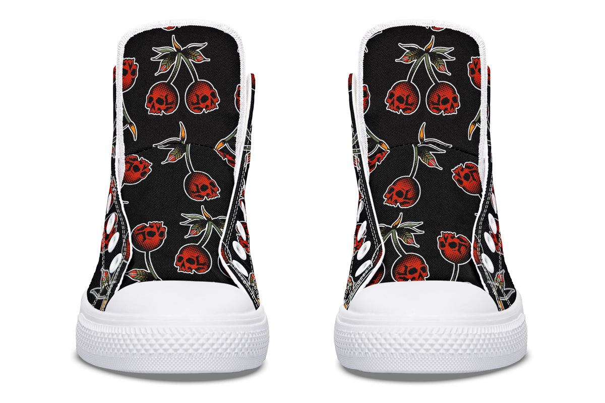 Skull Cherries High Tops