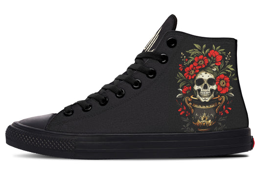 Skull Vase High Tops