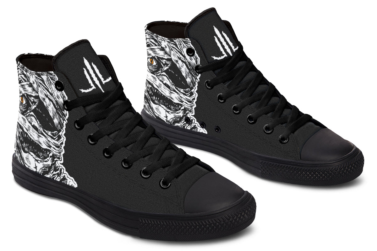 The Watchful Mummy Hightops - Last Light Apparel