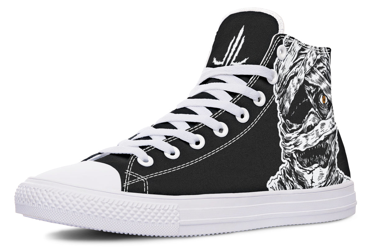 The Watchful Mummy Hightops - Last Light Apparel