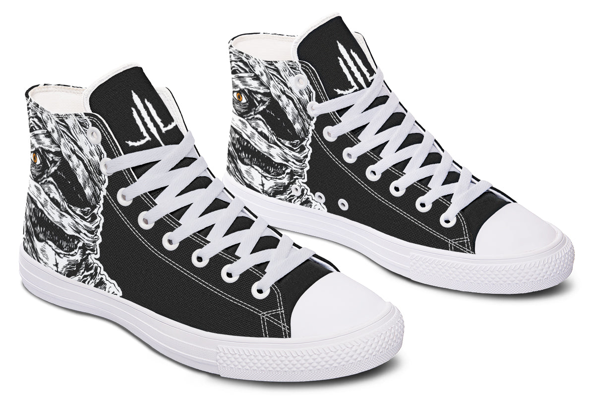 The Watchful Mummy Hightops - Last Light Apparel