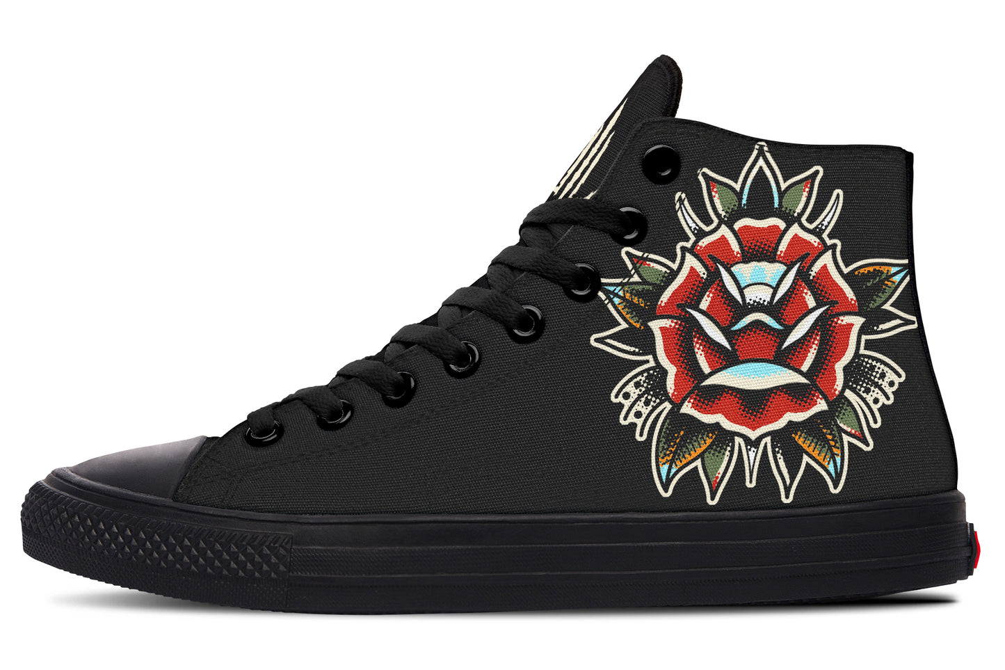 Traditional Rose High Tops