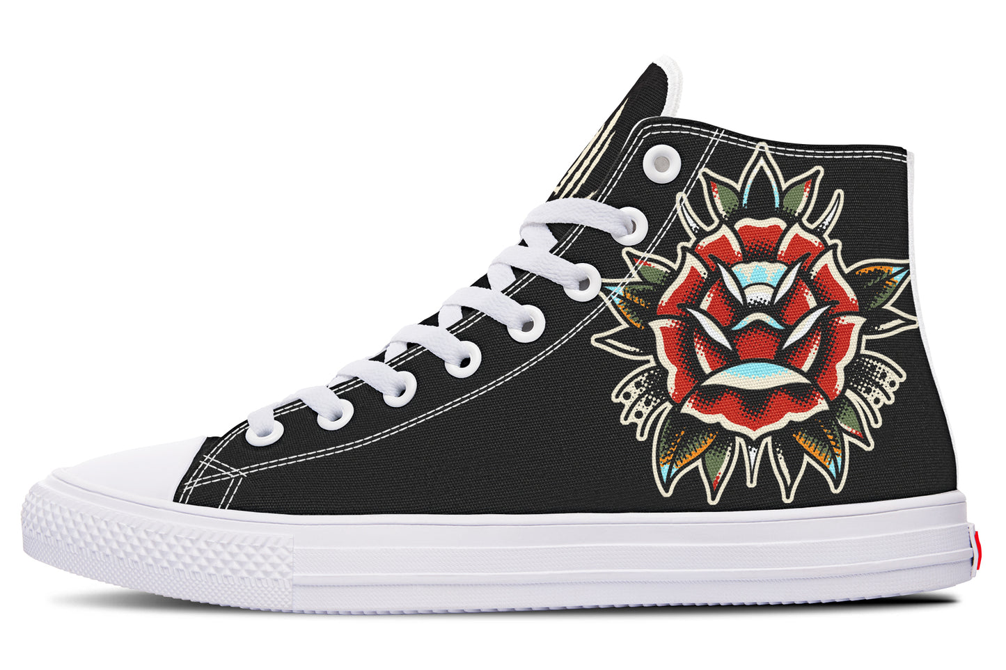 Traditional Rose High Tops