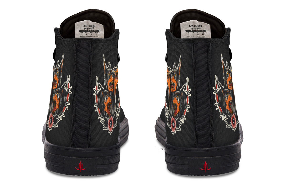 Undead Pharaoh's Cerberus High Tops