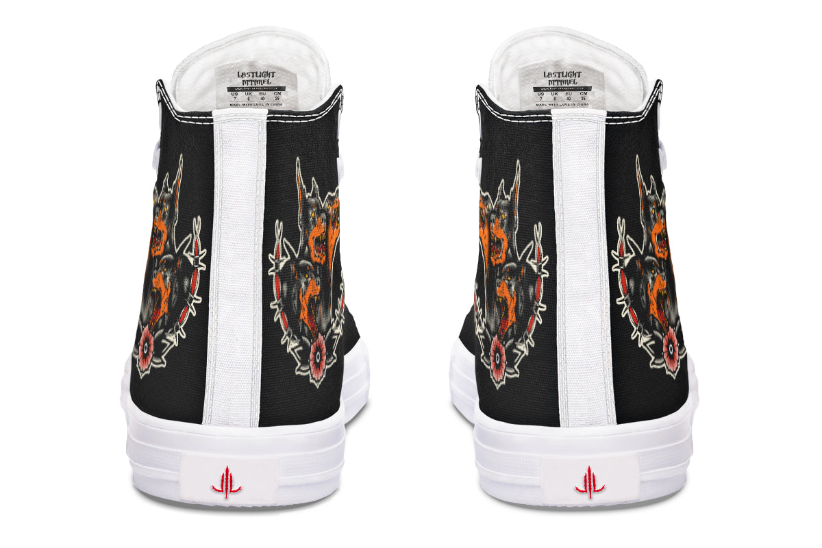 Undead Pharaoh's Cerberus High Tops