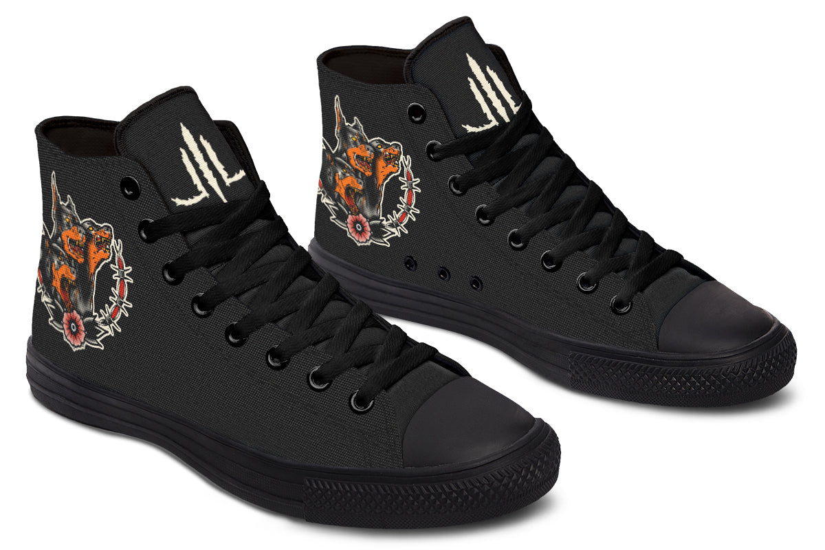 Undead Pharaoh's Cerberus High Tops