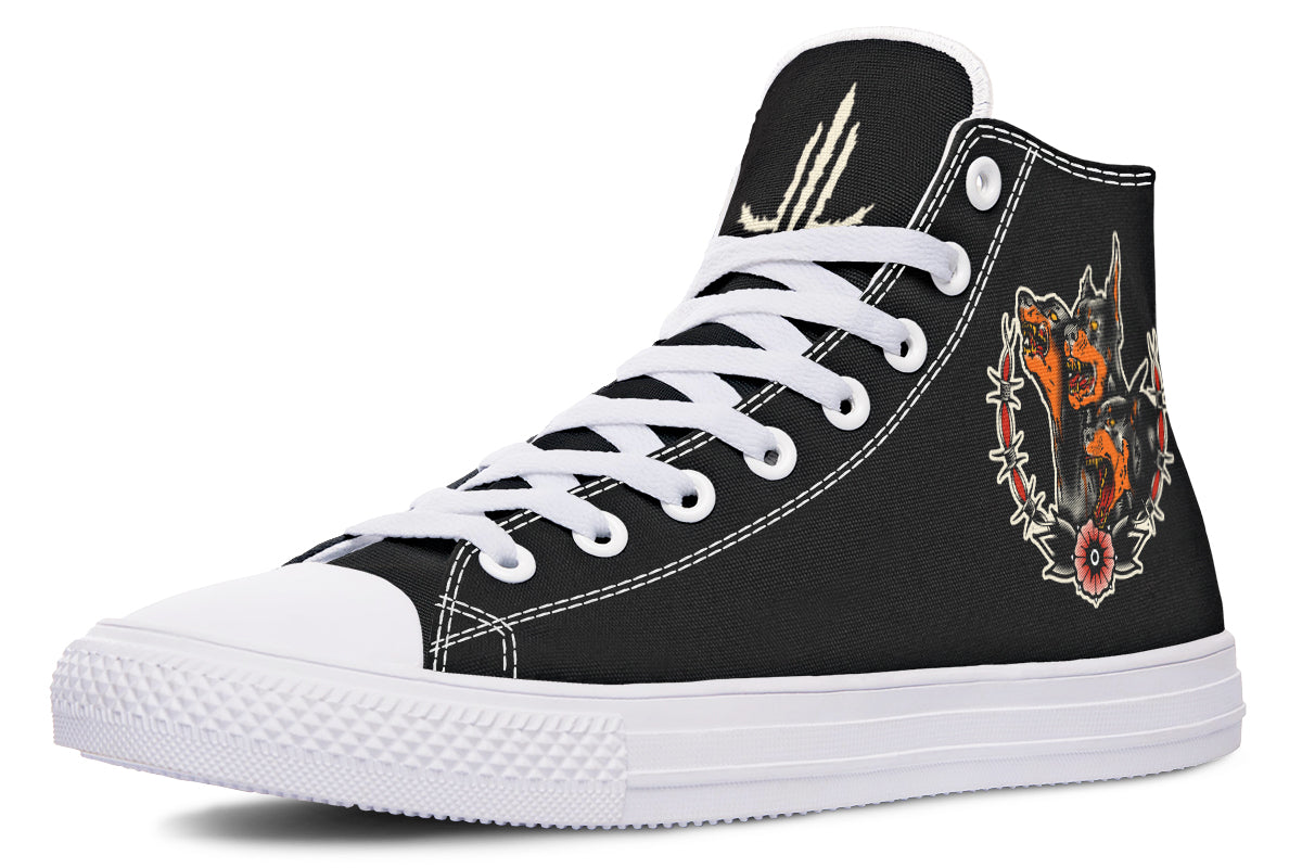 Undead Pharaoh's Cerberus High Tops