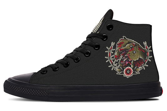 Undead Pharaoh's Horses High Tops