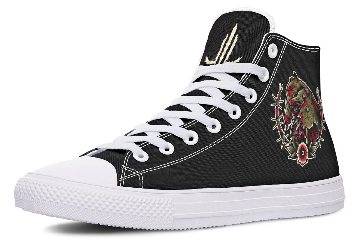 Undead Pharaoh's Horses High Tops