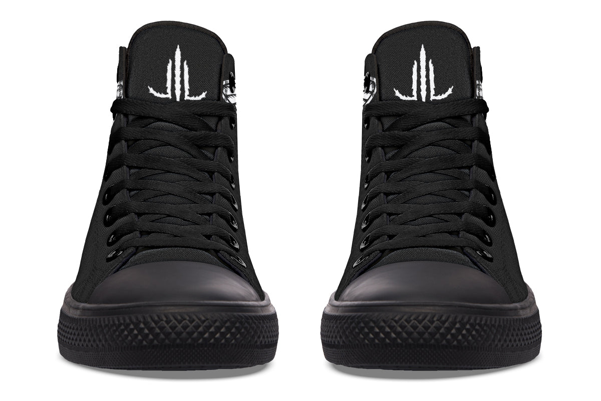 Wings Of Death Hightops - Last Light Apparel