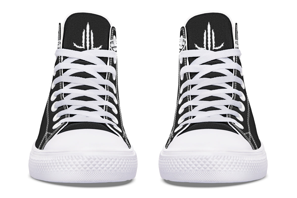 Wings Of Death Hightops - Last Light Apparel