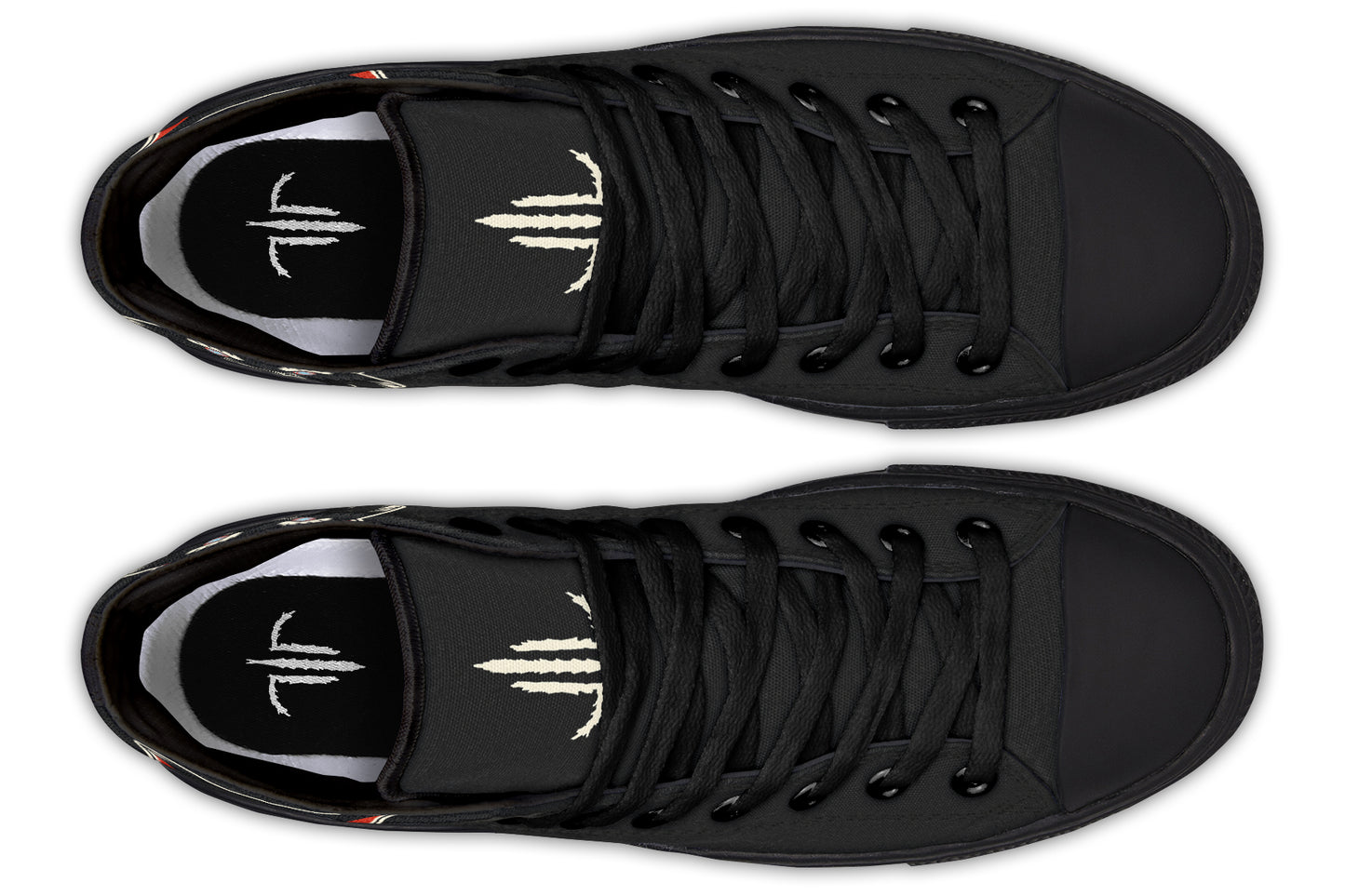 Wolf Cowl Girl Head High Tops