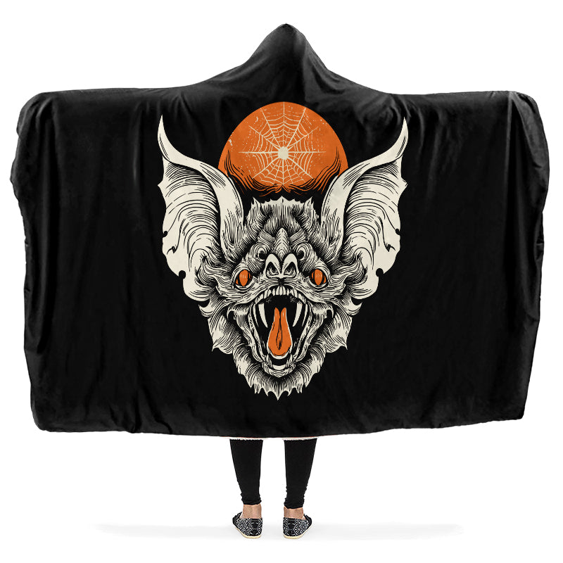 Bathead And Webs Hooded Blanket