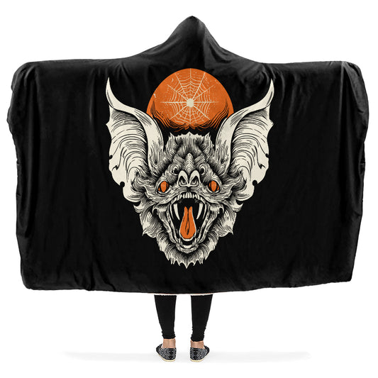 Bathead And Webs Hooded Blanket