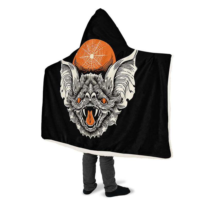 Bathead And Webs Hooded Blanket