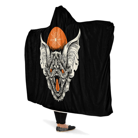 Bathead And Webs Hooded Blanket