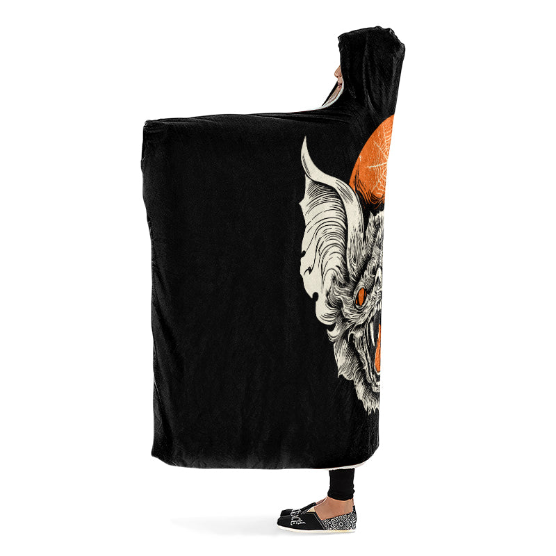 Bathead And Webs Hooded Blanket