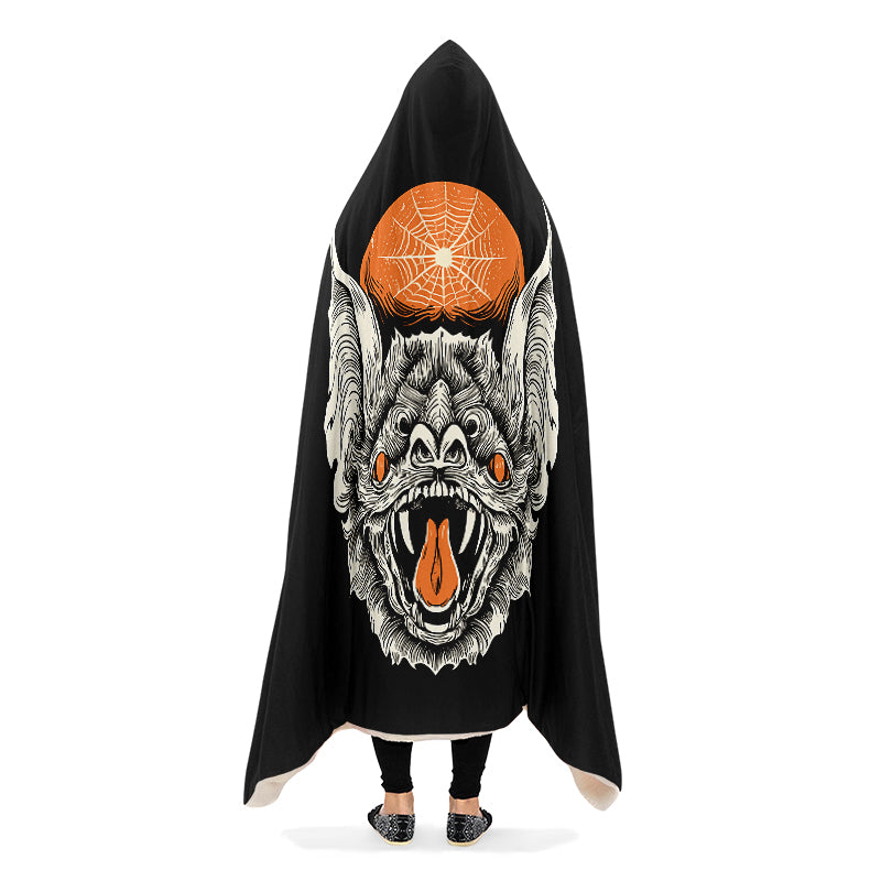 Bathead And Webs Hooded Blanket