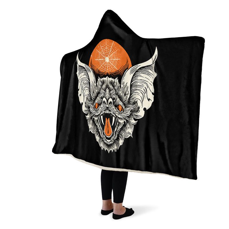 Bathead And Webs Hooded Blanket