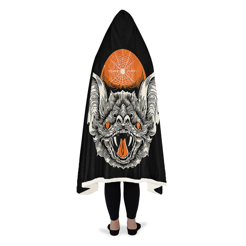 Bathead And Webs Hooded Blanket