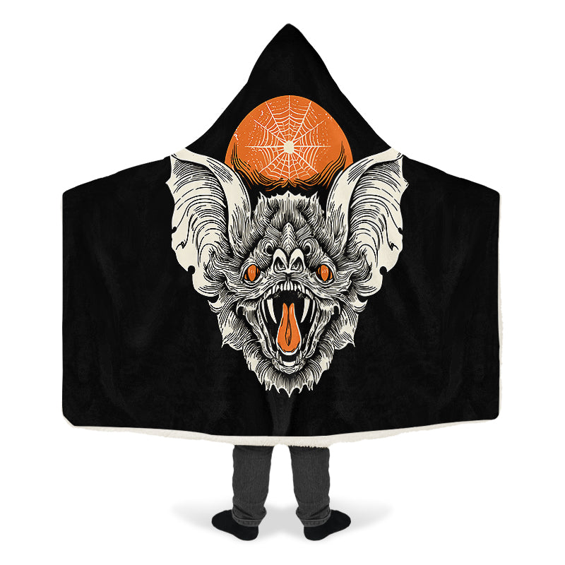 Bathead And Webs Hooded Blanket