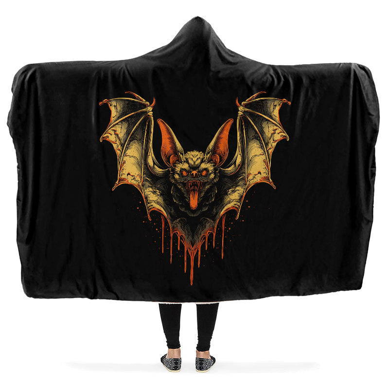 Bleeding Bats Hooded Blanket(LIMITED NOVEMBER DROP!)