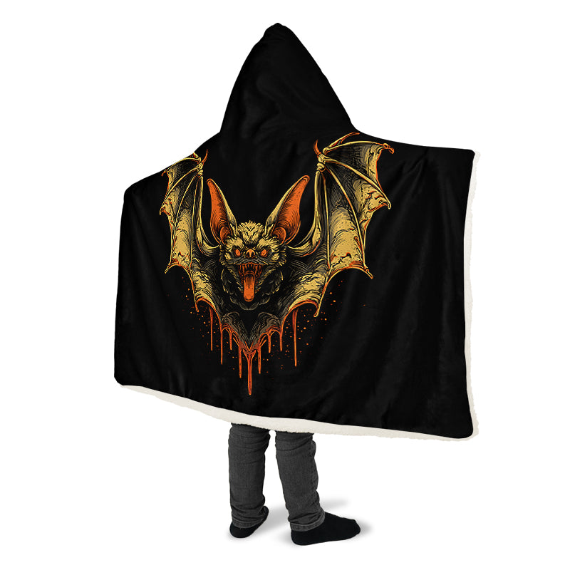 Bleeding Bats Hooded Blanket(LIMITED NOVEMBER DROP!)