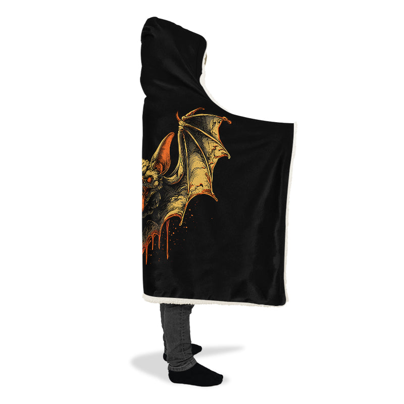 Bleeding Bats Hooded Blanket(LIMITED NOVEMBER DROP!)