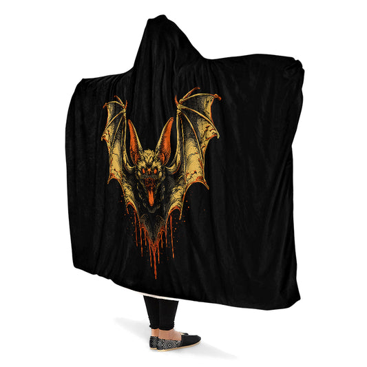 Bleeding Bats Hooded Blanket(LIMITED NOVEMBER DROP!)
