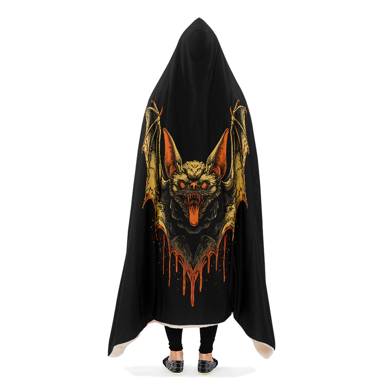 Bleeding Bats Hooded Blanket(LIMITED NOVEMBER DROP!)