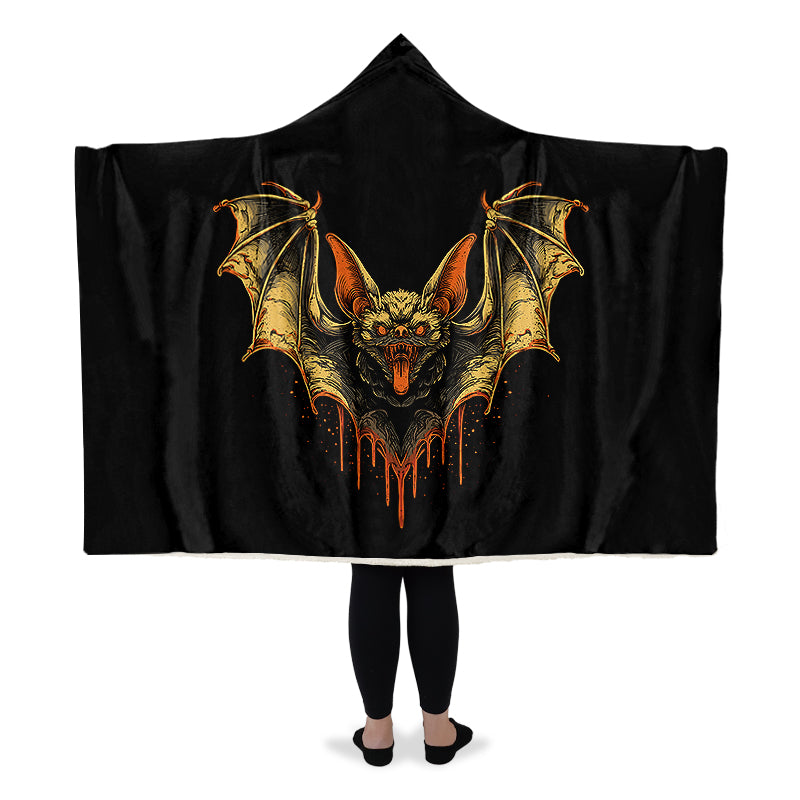 Bleeding Bats Hooded Blanket(LIMITED NOVEMBER DROP!)