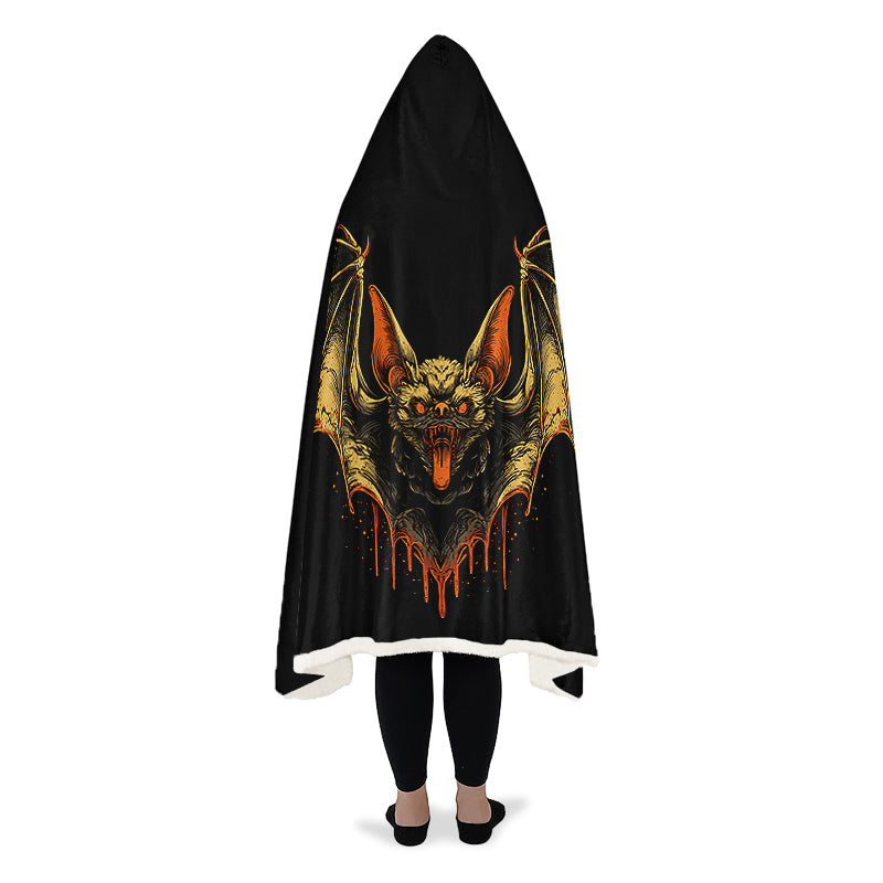 Bleeding Bats Hooded Blanket(LIMITED NOVEMBER DROP!)