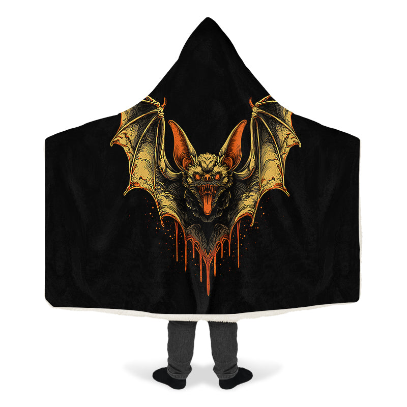 Bleeding Bats Hooded Blanket(LIMITED NOVEMBER DROP!)