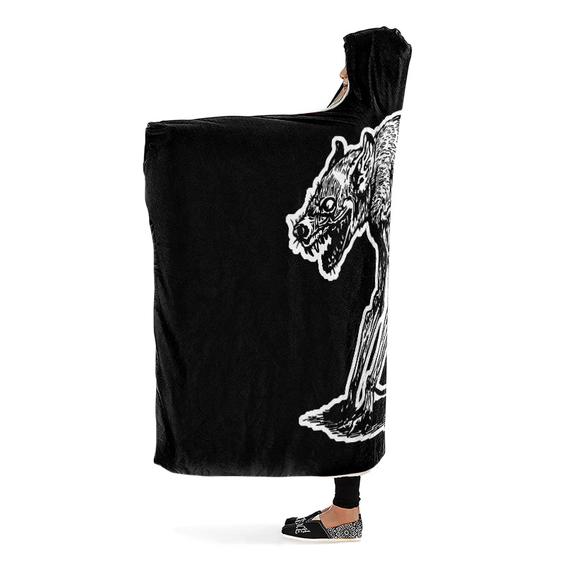 Carrion Wolf Hooded Blankets - Last Light Apparel