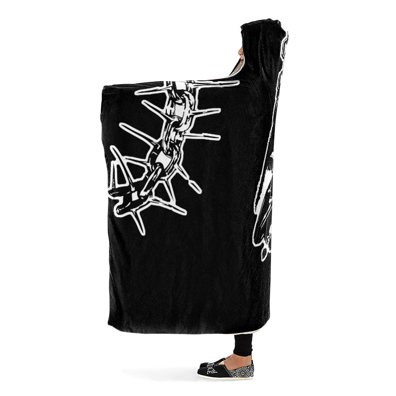 Chained Bats Hooded Blankets - Last Light Apparel