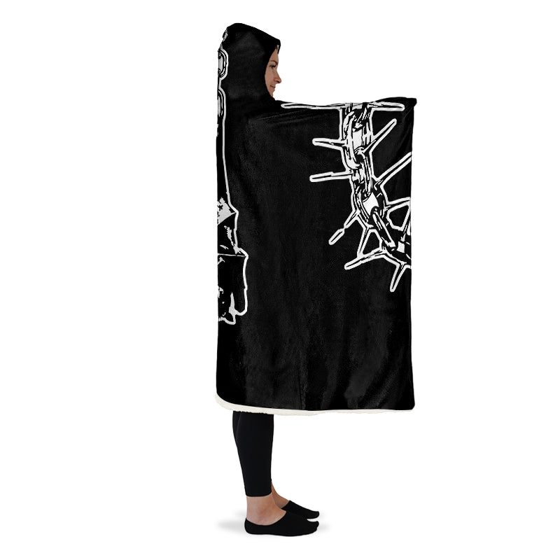 Chained Bats Hooded Blankets - Last Light Apparel
