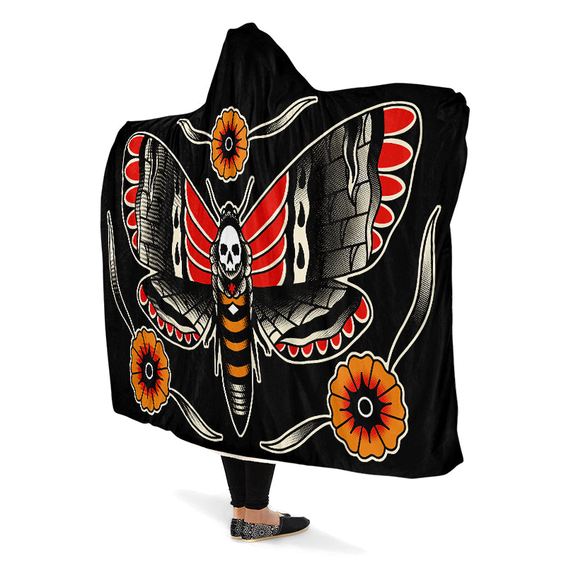 Deathmoth Hooded Blanket