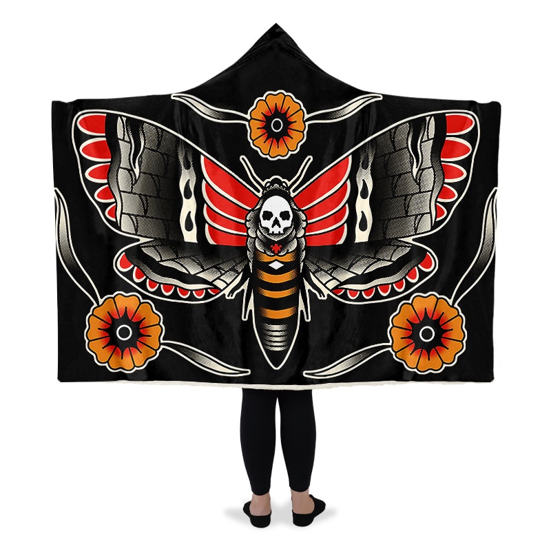 Deathmoth Hooded Blanket