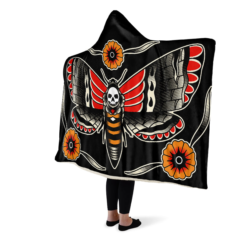 Deathmoth Hooded Blanket