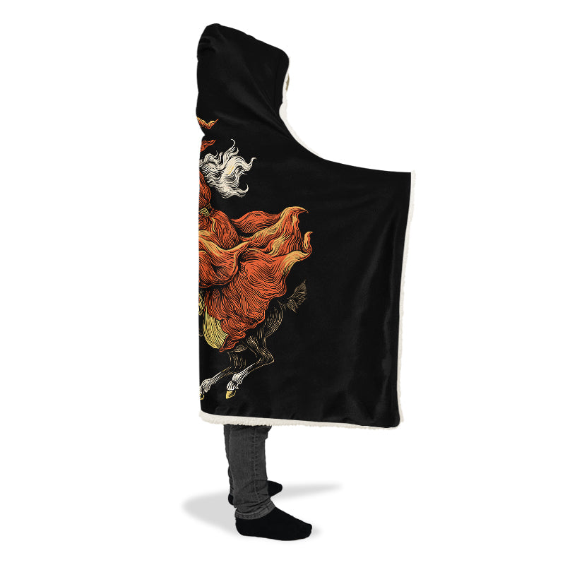 Goat Witch Hooded Blanket