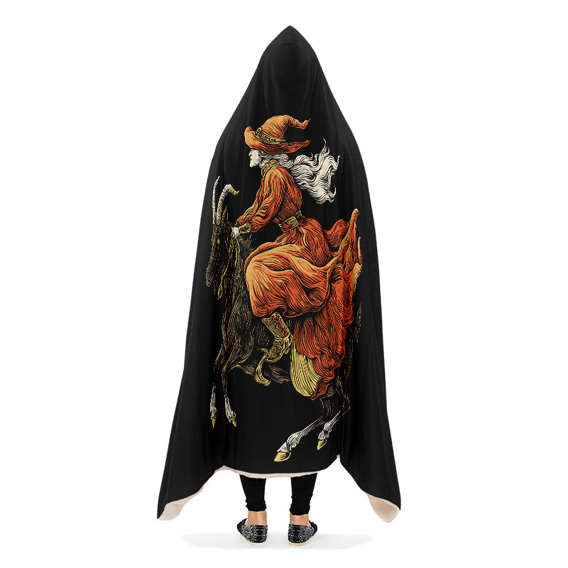 Goat Witch Hooded Blanket